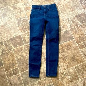 Madewell curvy high rise skinny jeans